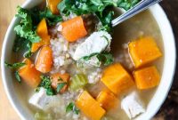 Turkey, Sweet Potato & Kale Buckwheat Soup Recipe