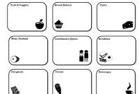 Printable Grocery List Template: Free Downloadable Planner