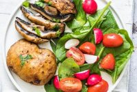 Garlic Mushroom Steak Recipe — Air Fryer & Grill (Vegan, Keto)