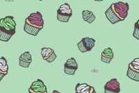 Croissant Religieuse Cupcake Wallpaper Downloadable Desktop Art