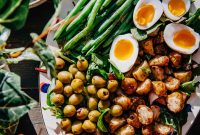 Winter Niçoise Salad with Roasted Sunchokes and Warm Potatoes