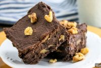 Classic Chocolate Fudge Brownies with Creamy Frosting