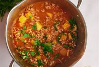 30-Minute Ground Beef and Vegetable Soup Recipe