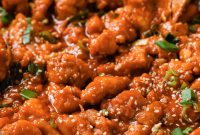 Crispy Chicken Manchurian with Tangy Gravy