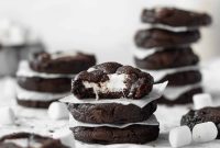 Gluten-Free Chocolate Cookies Stuffed with Gooey Marshmallows