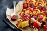 Pineapple Pepper Chicken Kebabs: Grilled Sweet-and-Spicy Skewers