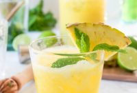 Tropical Pineapple Rum Punch Recipe for Parties and Summer