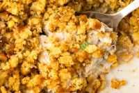 Cheesy Chicken and Classic Stuffing Casserole Recipe