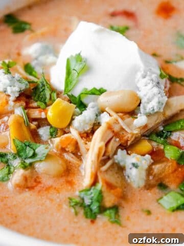 Slow Cooker Buffalo Chicken Chili