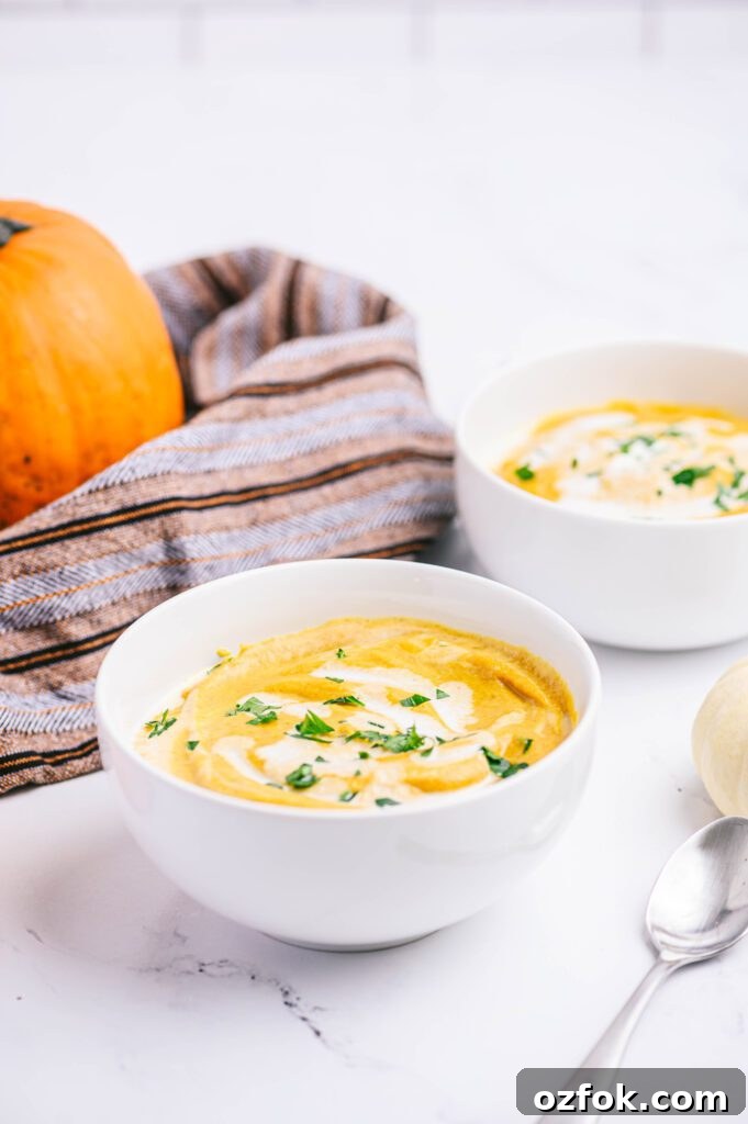 Creamy Pumpkin Soup Recipe with Warm Spices and Garlic Croutons 2 img 108407 1