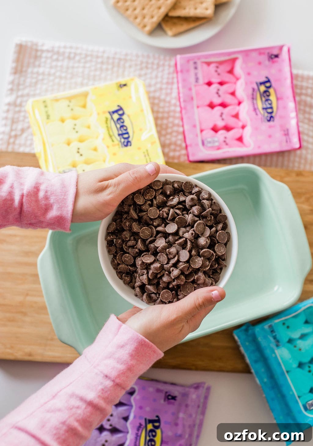 Peeps S’mores Dip Recipe: Gooey Marshmallow Chocolate Dip 4 img 110209 3