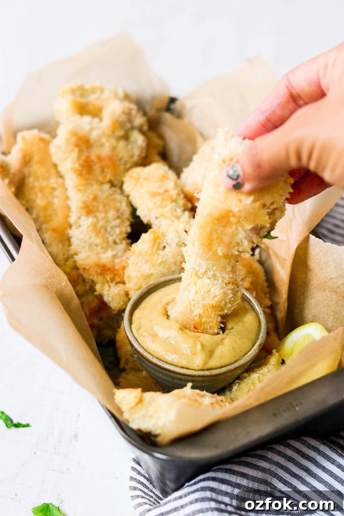 Crispy Paleo Coconut Chicken with Honey-Mustard Sauce (Whole30 Low-Carb) 6 Paleo Coconut Chicken