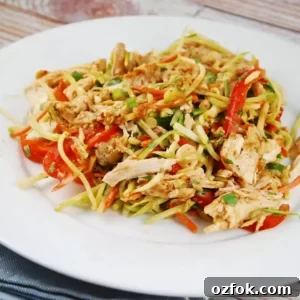 chicken and broccoli slaw salad
