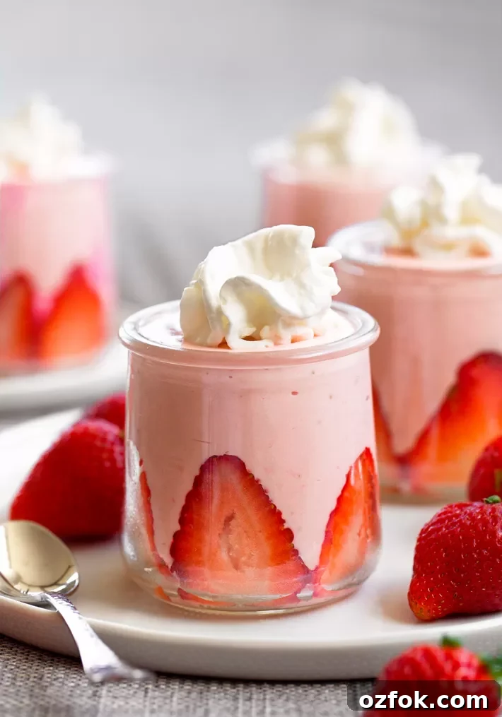 Chilled Strawberry Gazpacho Recipe for Summer Entertaining 4 Strawberry Mousse