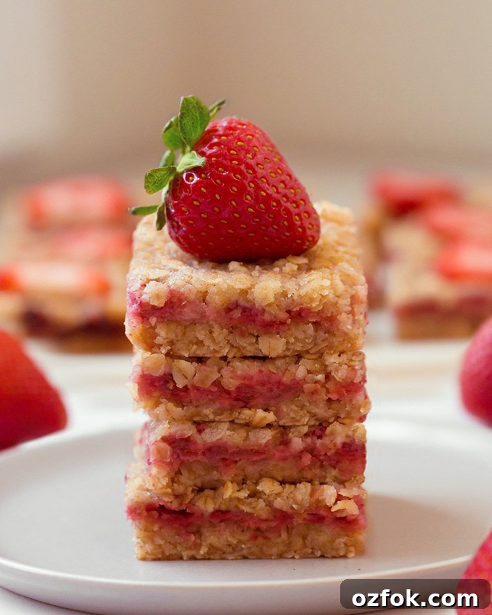 Chilled Strawberry Gazpacho Recipe for Summer Entertaining 6 Healthy Strawberry Oatmeal Snack Bars