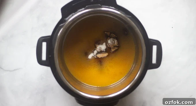 Instant Pot Honey-Glazed Carrots (Video) 7 Instant pot with oj, butter and sugar