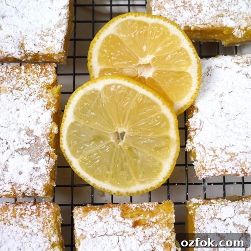 Amish lemon bar recipe with shortbread crust