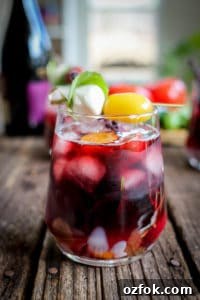 Farmers Market Red Wine Cocktail with Savory Herb Twist 5 farmers market wine cocktail tomato sangria