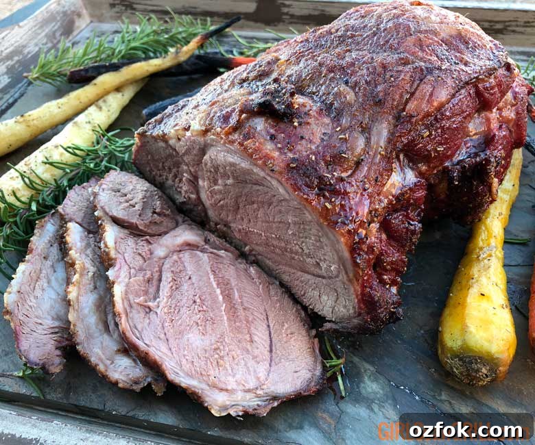 Grilled Australian Leg of Lamb Roast Recipe 2 grilled leg of lamb roast.