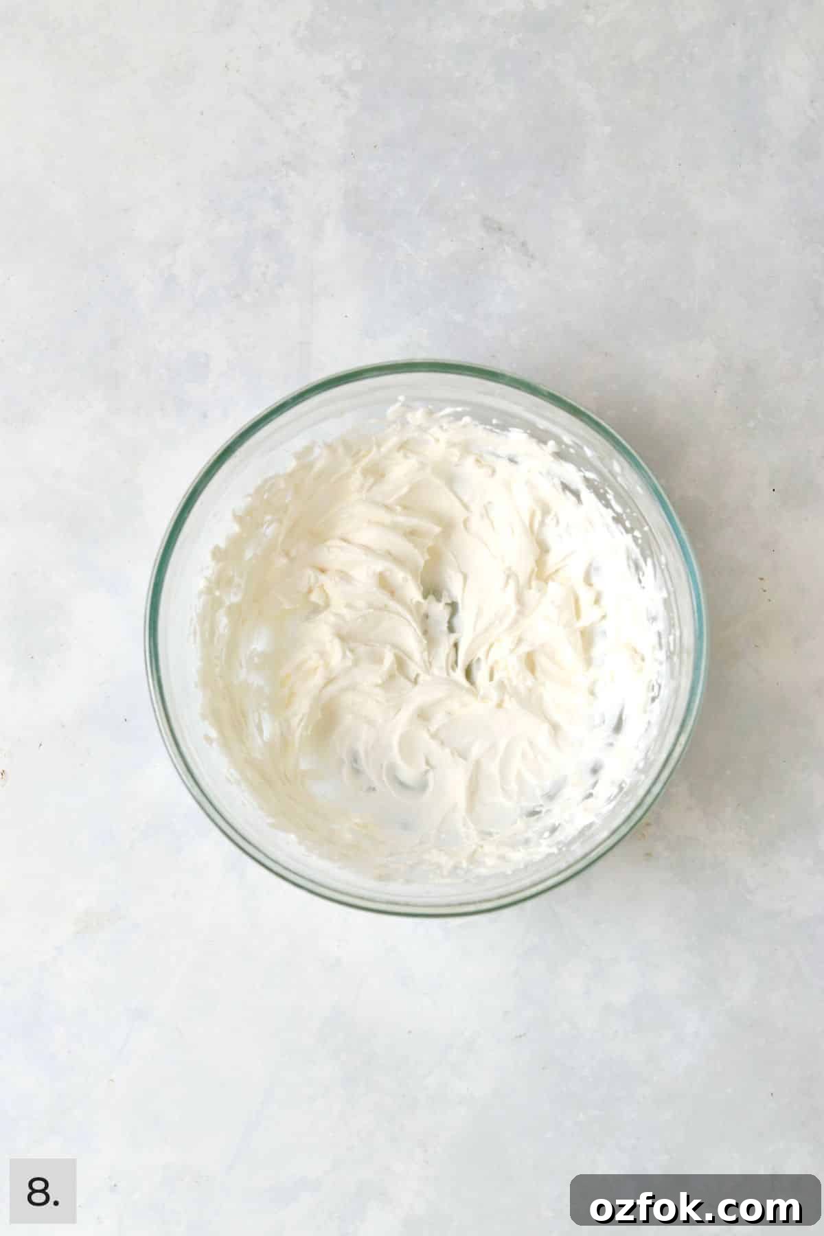 Strawberry Shortcake for Two: Individual Single-Serve Recipe 11 Small batch of homemade whipped cream in a bowl.