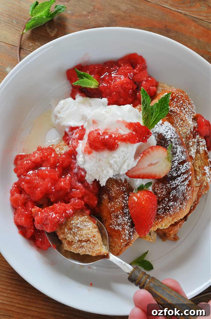 Vegan Strawberry Shortcake French Toast Bake 5 img 15316 5