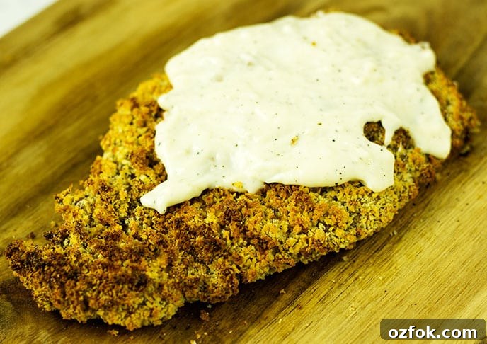 Crispy Air Fryer Chicken-Fried Steak Recipe 2 air fryer chicken fried steak
