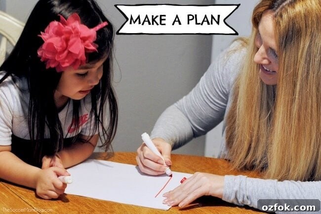 Drawing a map of the home for a fire escape route