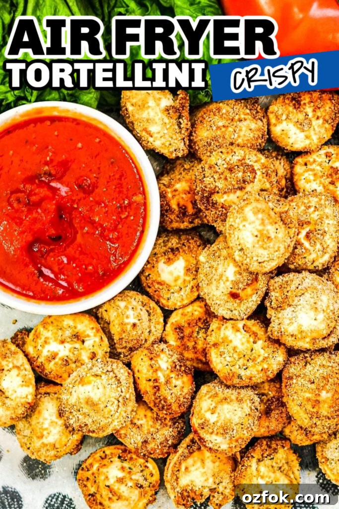 Air fryer tortellini
