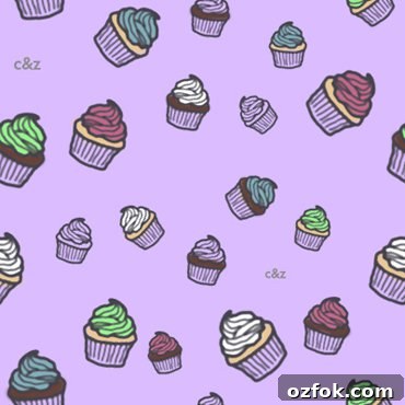 Croissant Religieuse Cupcake Wallpaper Downloadable Desktop Art 4 Cupcakes (blue)