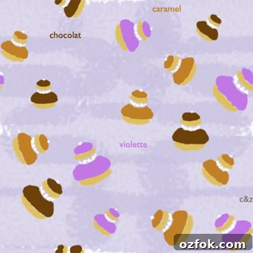 Croissant Religieuse Cupcake Wallpaper Downloadable Desktop Art 9 Religieuses (mauve)