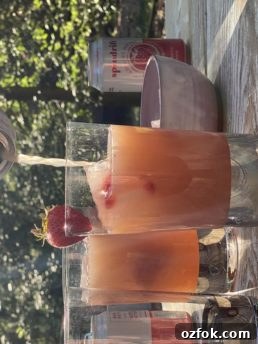 Small pitcher of strawberry lemonade