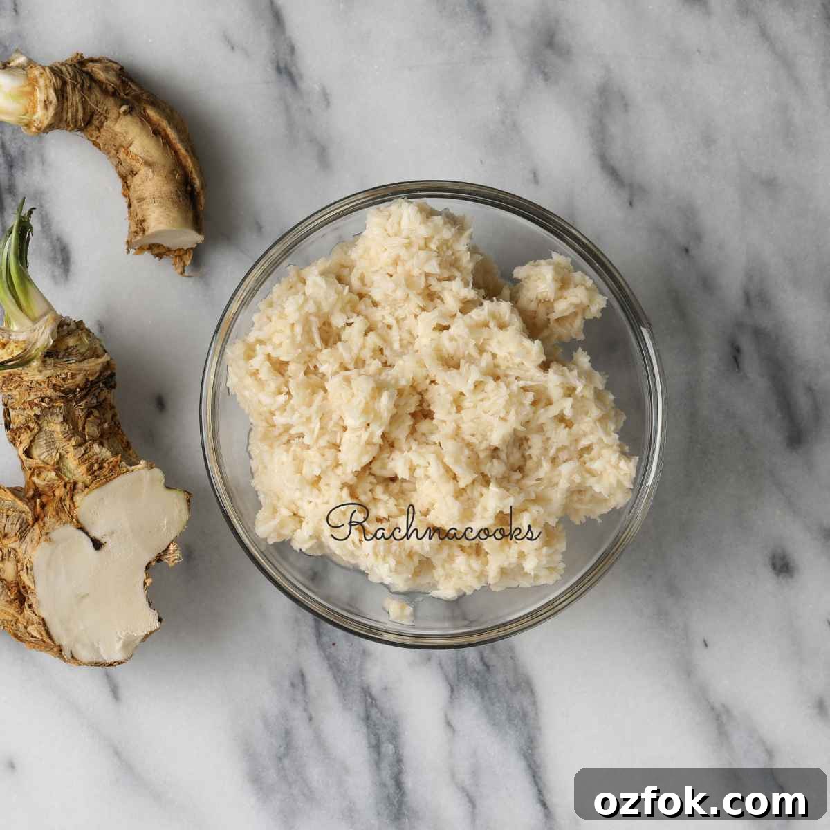 7 Alternatives to Black Mustard Seeds for Cooking and Pickling 8 Grated horseradish in a bowl