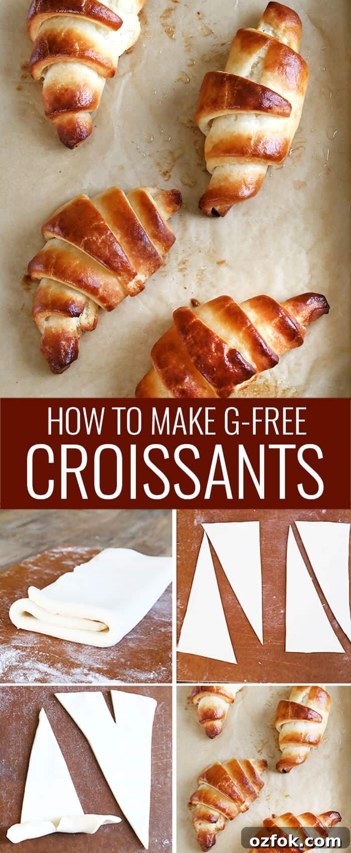 Flaky Gluten-Free Croissants: Buttery Recipe for Perfect Layers 9 If you've ever wondered whether you could really make truly light and flaky gluten free croissants at home, this is the recipe and these are the step by step photos that will convince you forever. Yes you can!