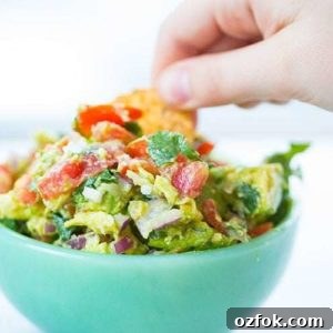 Chunky Homemade Guacamole — Low-Carb Recipe 7 Low Carb Homemade Guacamole - 3