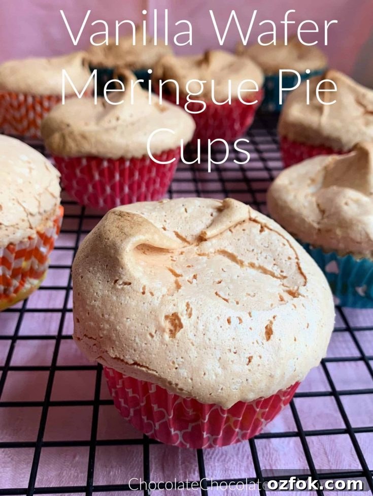 Vanilla Wafer Meringue Pie Cups