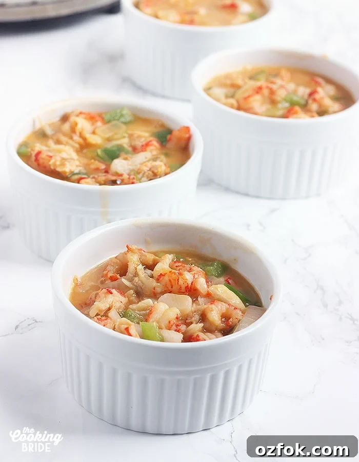 Authentic Cajun Crawfish Pie Recipe: Southern Comfort Dish 5 filling ramekins with crawfish filling