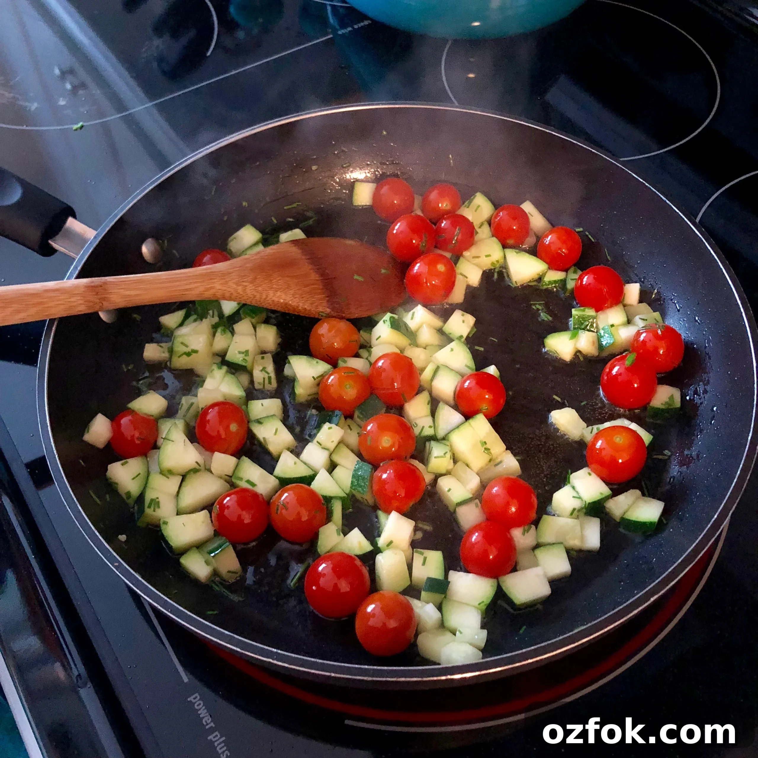 Zucchini and Cherry Tomato Frittata Recipe for Summer Brunch 5 IMG_0334