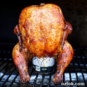Pellet Smoker Beer-Can Chicken Recipe for Juicy, Crispy Skin 10 Traeger Smoked Beer Can Chicken With BBQ Sauce