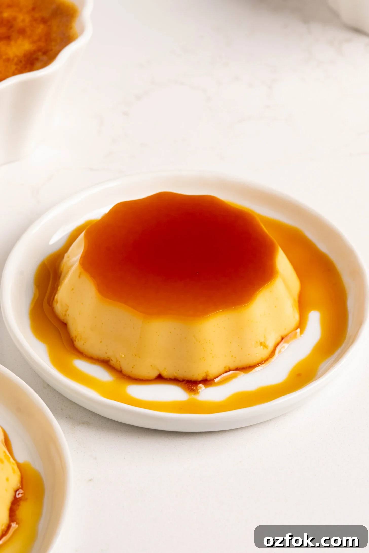 13 Classic Puerto Rican Desserts: Recipes & Where They Come From 2 flan on a plate