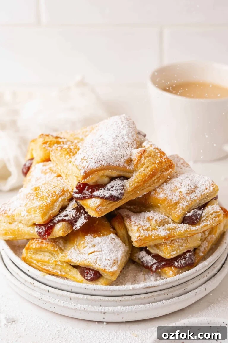 guava pastelillos on a plate