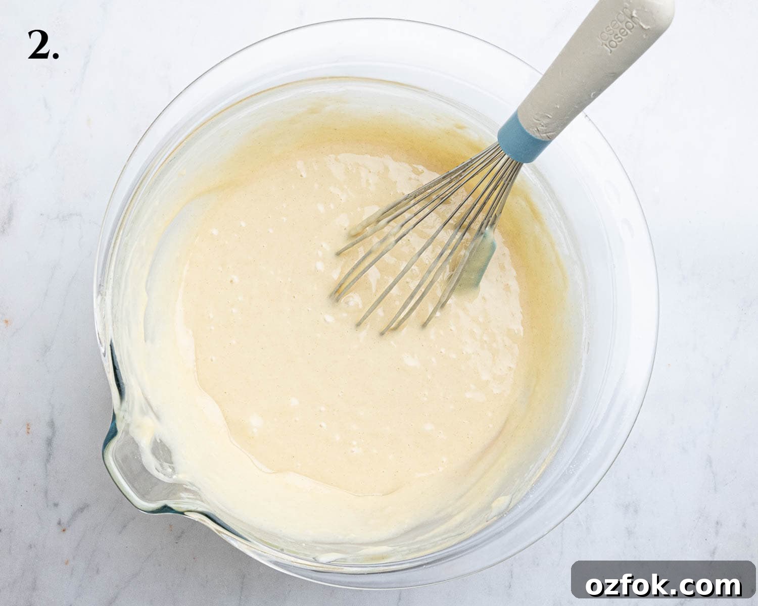 Vegan Birthday Cake Ideas for School Parties 6 Step 2, the finished batter.
