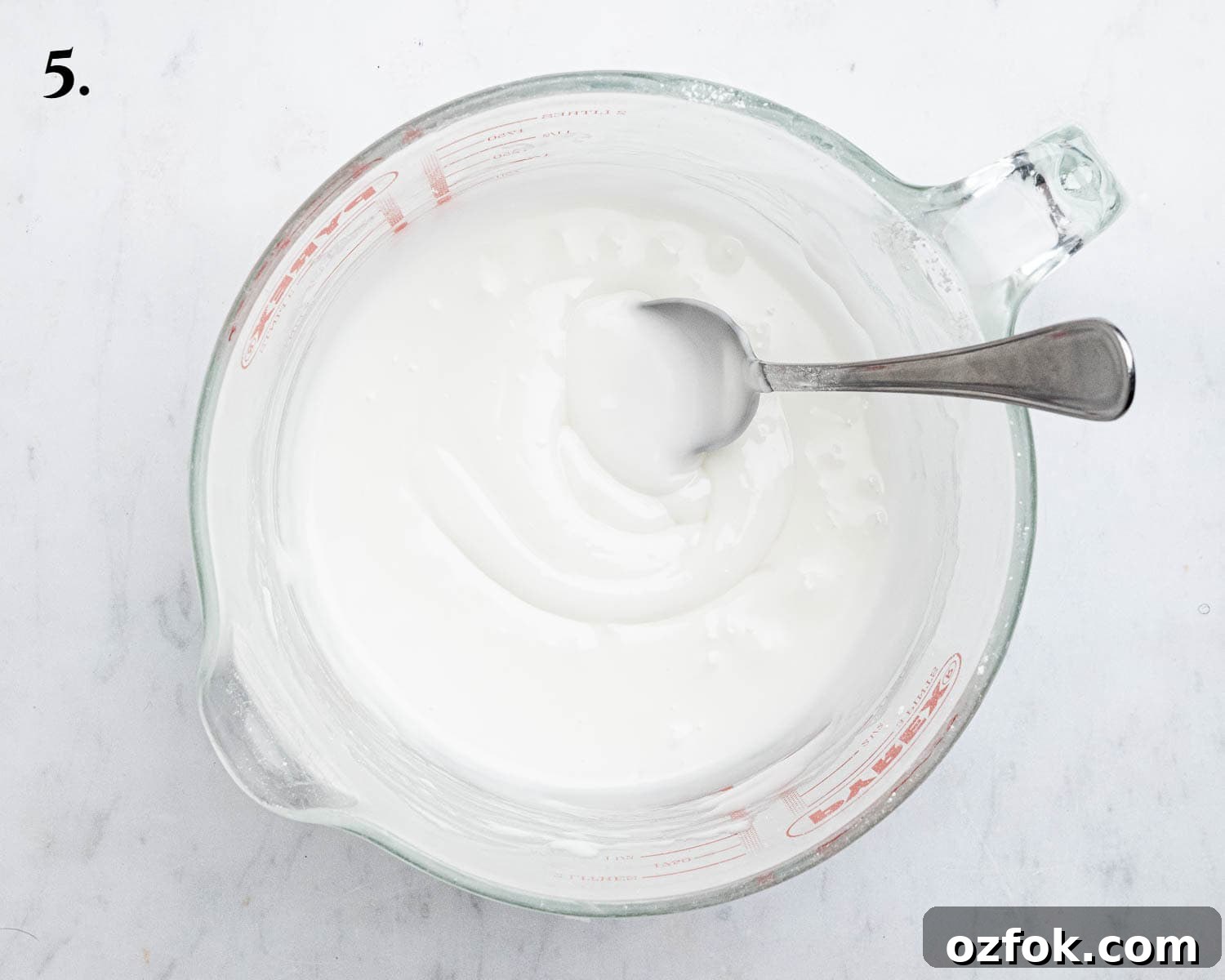 Vegan Birthday Cake Ideas for School Parties 9 Step 5, the icing in a bowl.