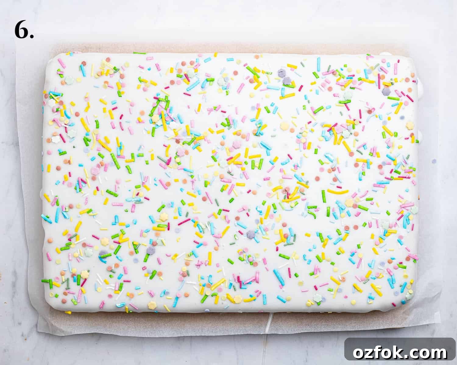 Vegan Birthday Cake Ideas for School Parties 10 Step 6, the decorated cake.