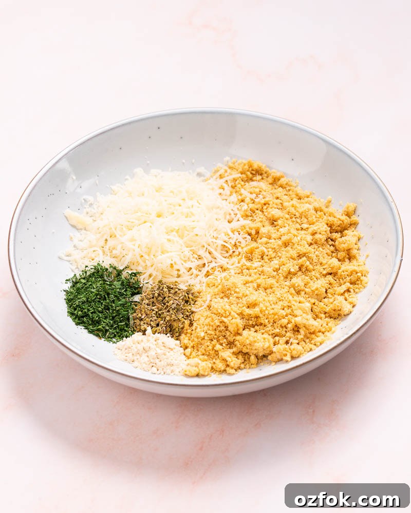 Keto Air Fryer Chicken Parmesan Recipe for Crispy Low-Carb Dinner 8 Keto Air Fryer Chicken Parmesan-2-prep