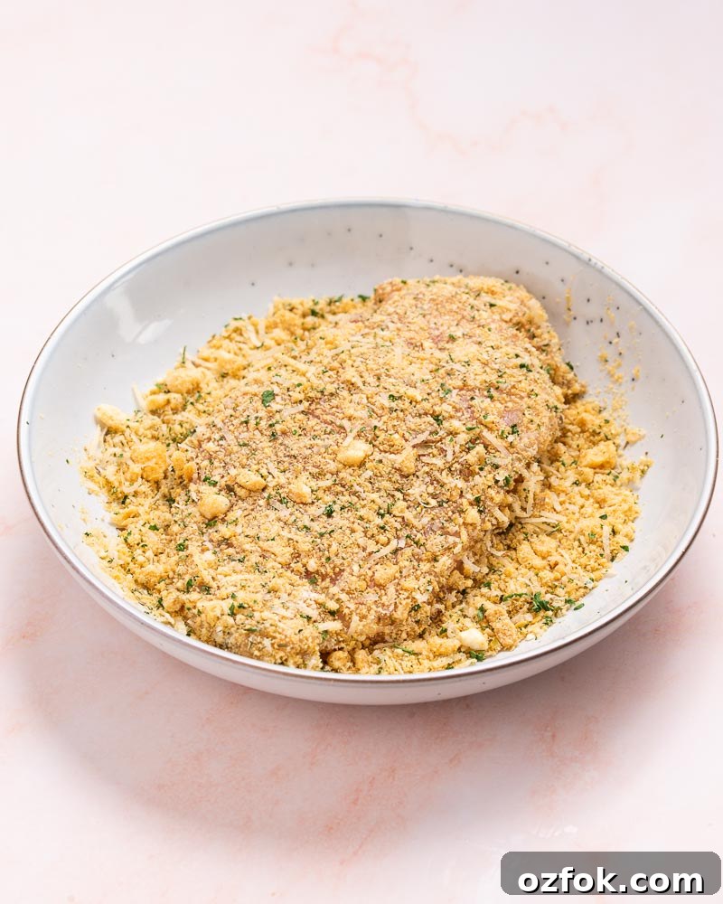 Keto Air Fryer Chicken Parmesan Recipe for Crispy Low-Carb Dinner 10 Keto Air Fryer Chicken Parmesan-4-prep
