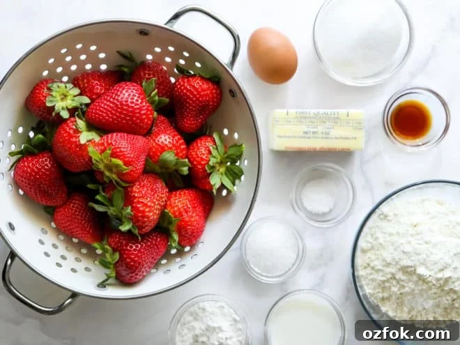 Skillet Strawberry Pie: Sweet, Quick Pan-Baked Dessert 3 ingredients needed for strawberry skillet pie