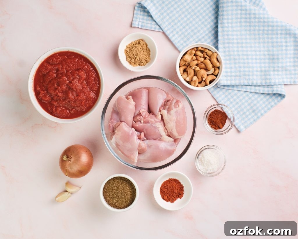 Slow Cooker Chicken Tikka Masala Recipe for Tender, Creamy Curry 4 Ingredients to make chicken tikka masala