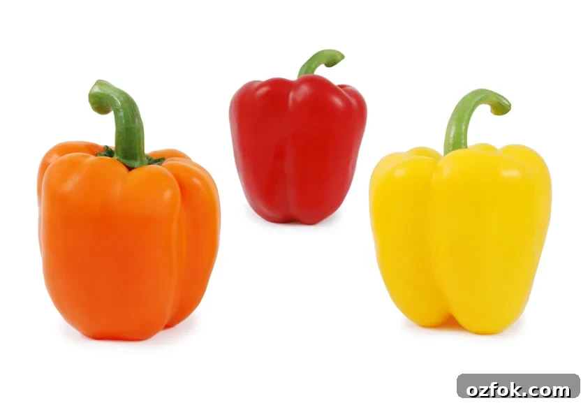 Colored paprika Colored paprika