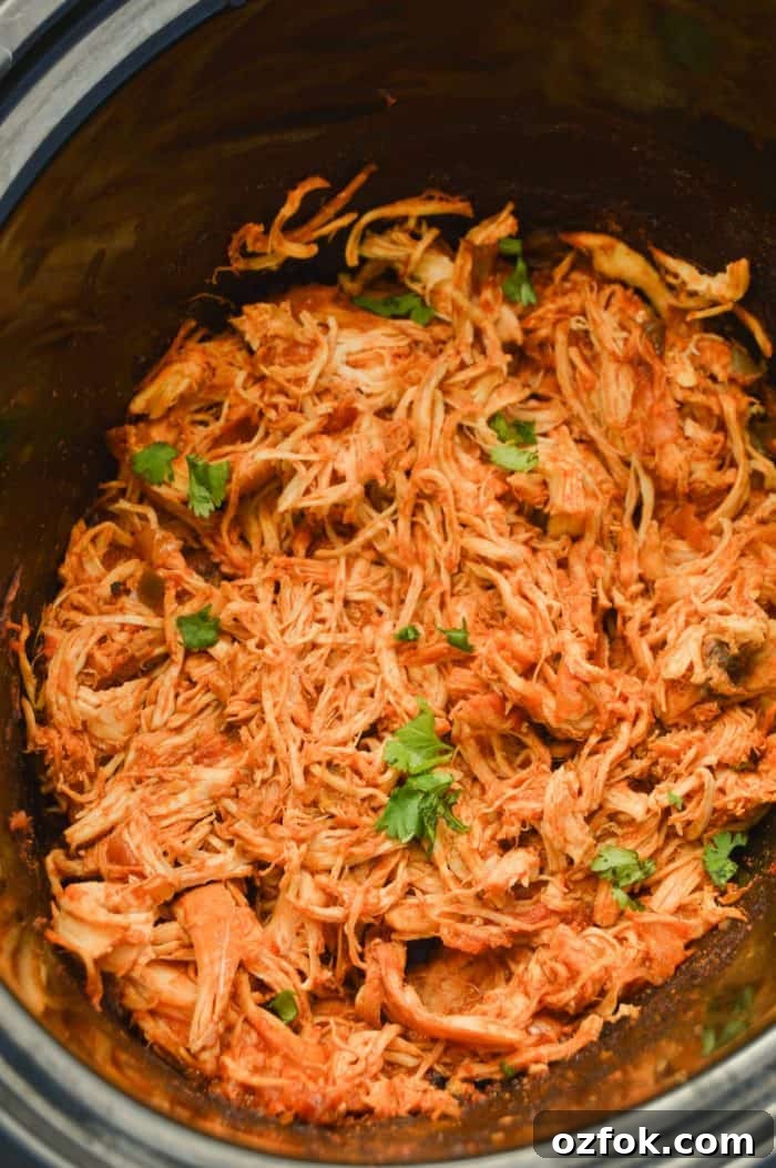 Slow Cooker Shredded Chicken Tacos in Lettuce Wraps 3 Slow Cooker Chicken Taco Lettuce Wraps