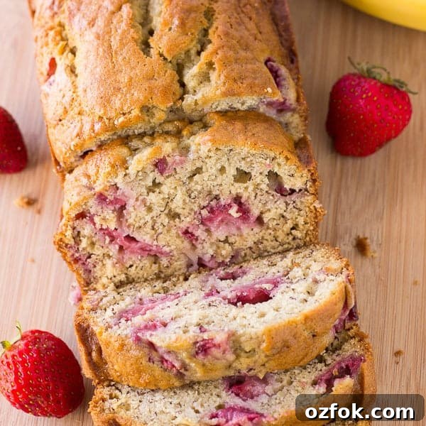 Strawberry Cream Cheese Spread Recipe for Breakfast & Desserts 2 Strawberry Banana Bread